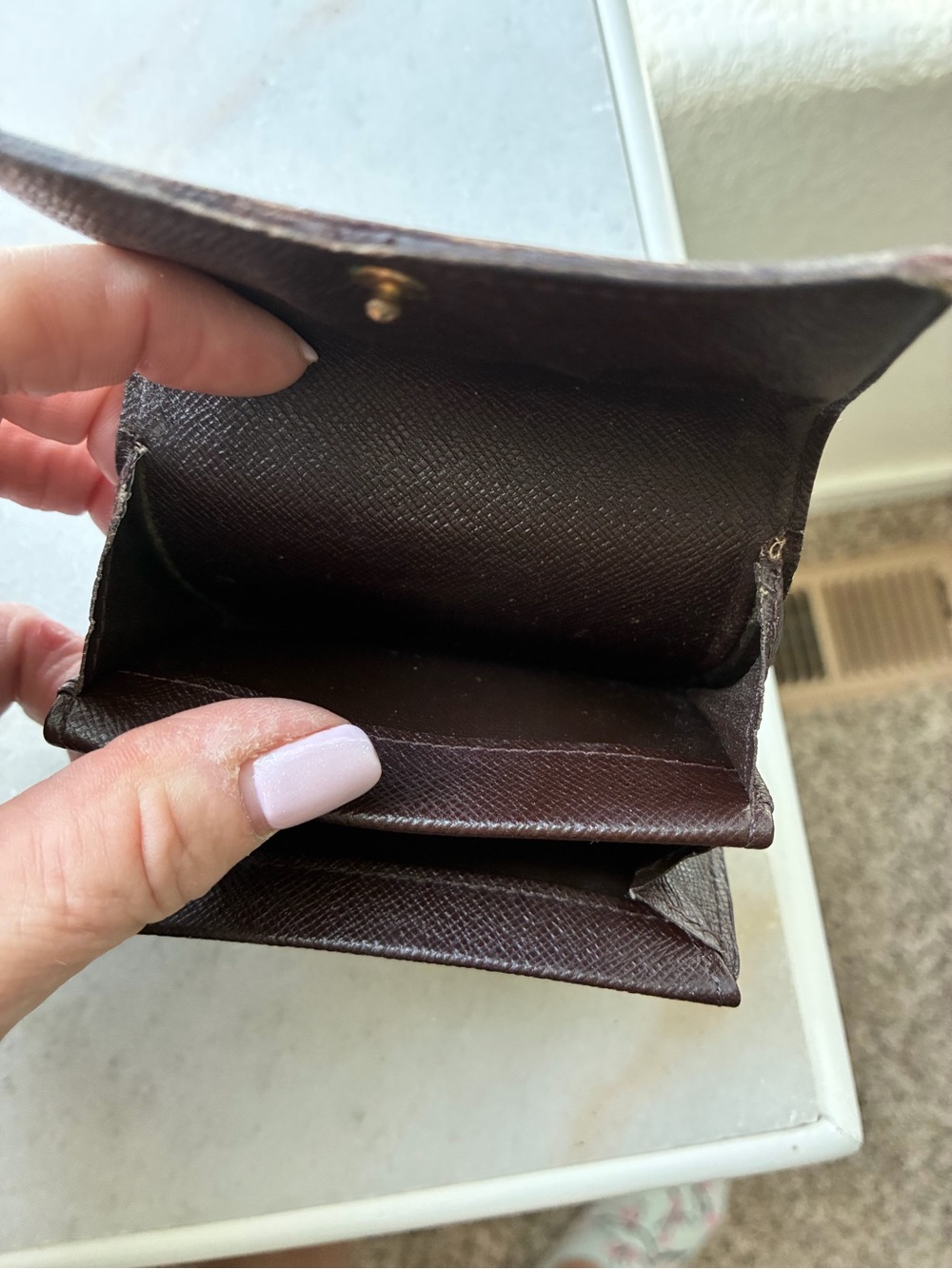 Louis Vuitton Brown Damier Ebene Card Holder - Picture 4 of 6